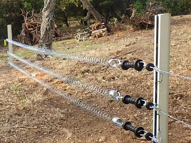 Cloture electrique isolateurs